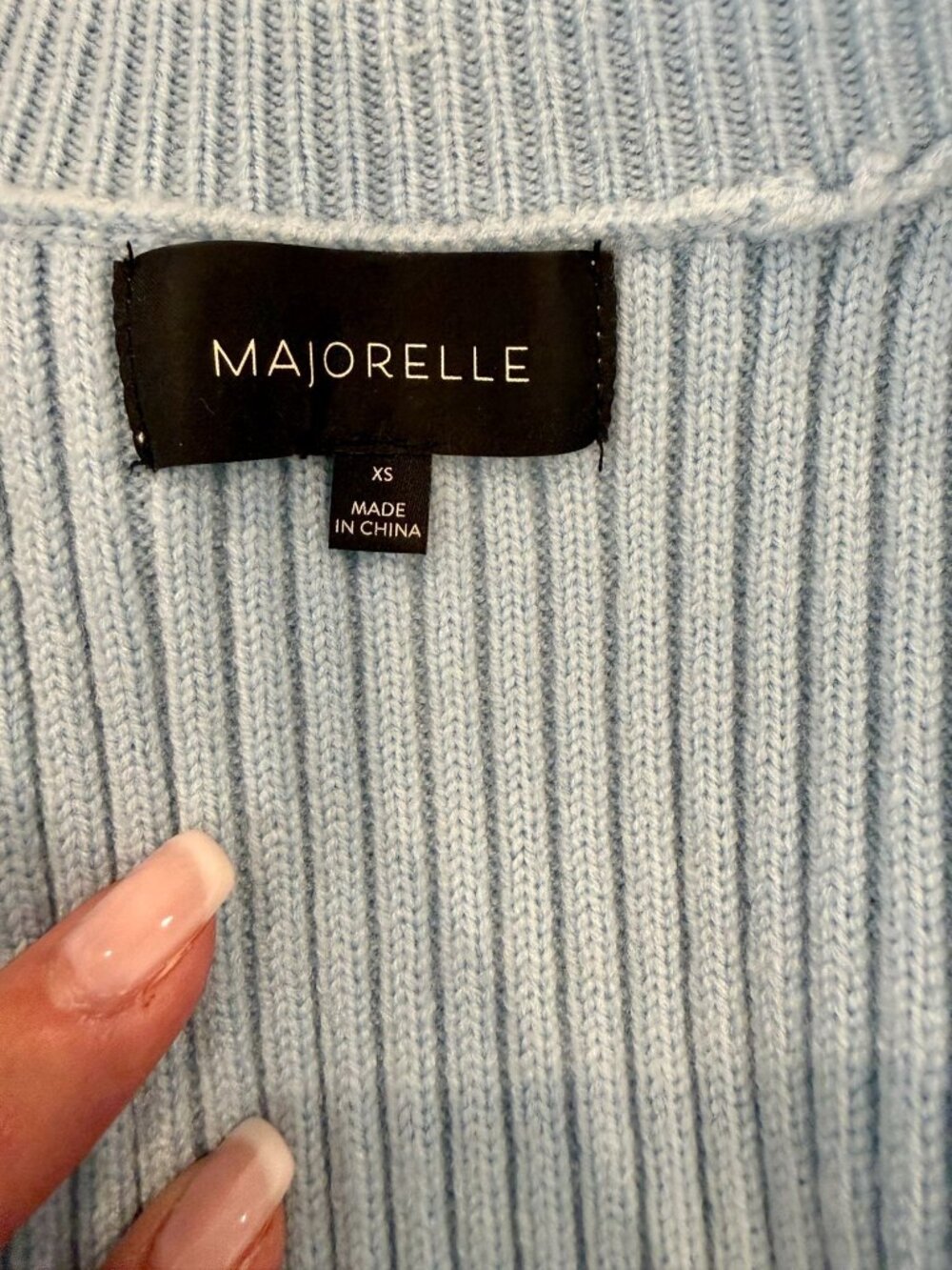 Majorelle Reena Cardigan Baby Blue - Size XS - Picture 5 of 6
